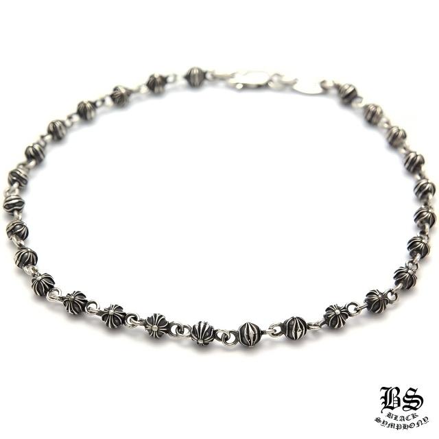 クロムハーツ タイニービーズチェーンブレスレット