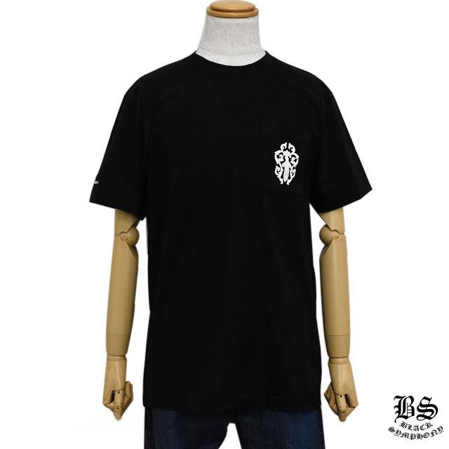 クロムハーツ Tシャツ バックハーフダガーロゴ ブラック