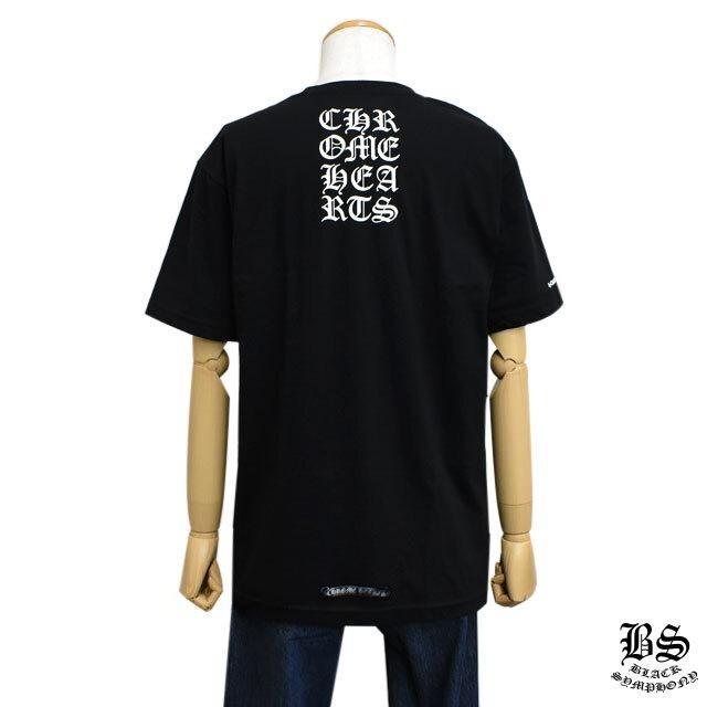 クロムハーツ Tシャツ バックロゴ ブラック