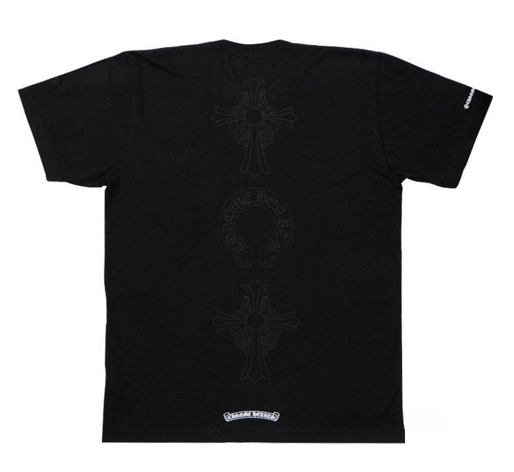 クロムハーツ Tシャツ ヘアリークロス＆ホースシュー ブラック