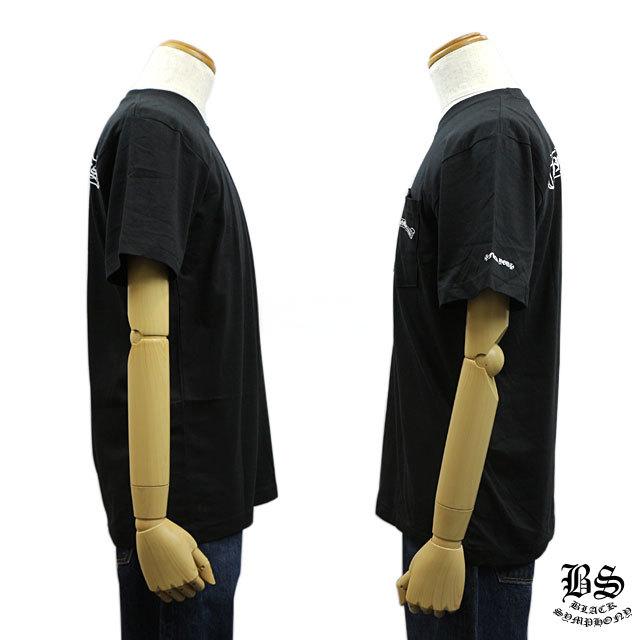 クロムハーツ Tシャツ スクロールラベル ブラック