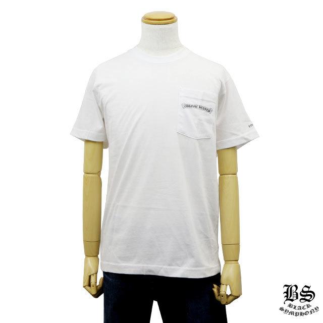 クロムハーツ Tシャツ スクロールラベル ホワイト
