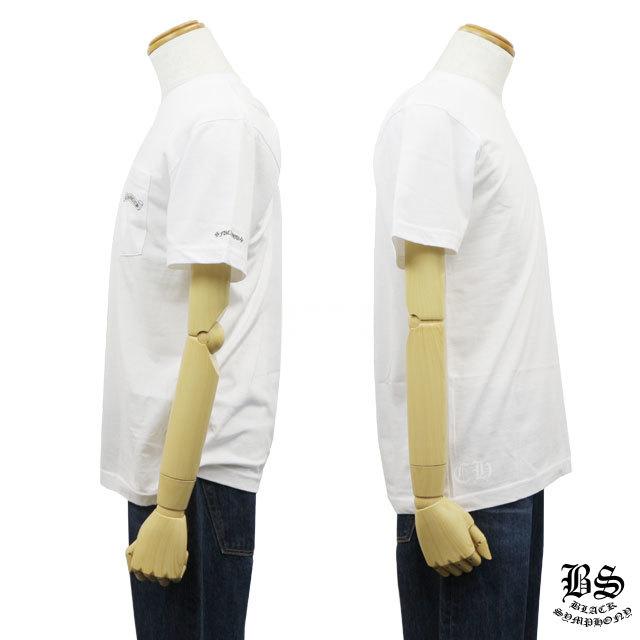 クロムハーツ Tシャツ スクロールラベル ホワイト