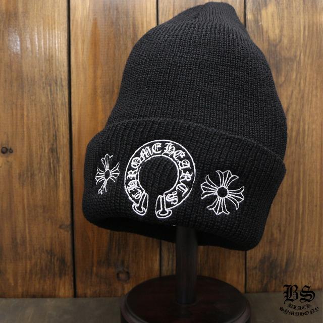 クロムハーツ ウールワッチキャップ ホースシュー