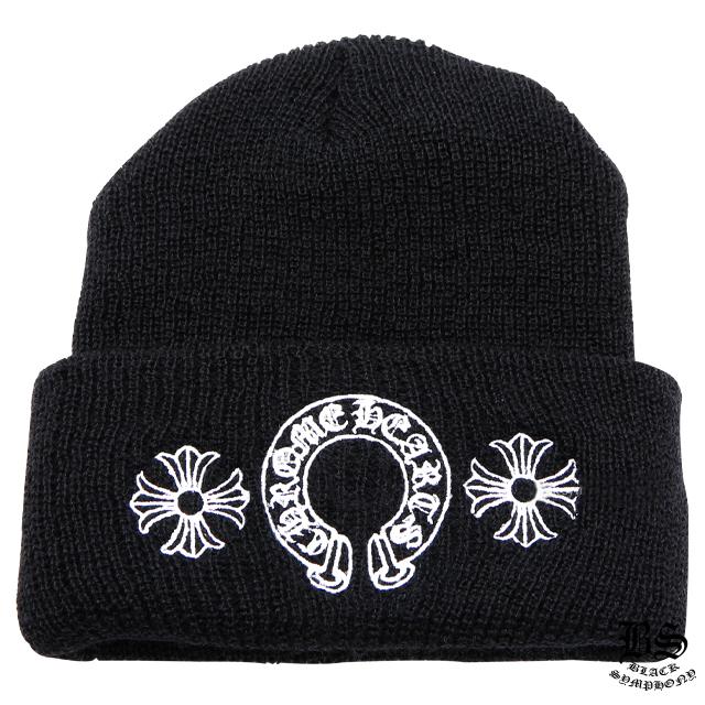 クロムハーツ ウールワッチキャップ ホースシュー