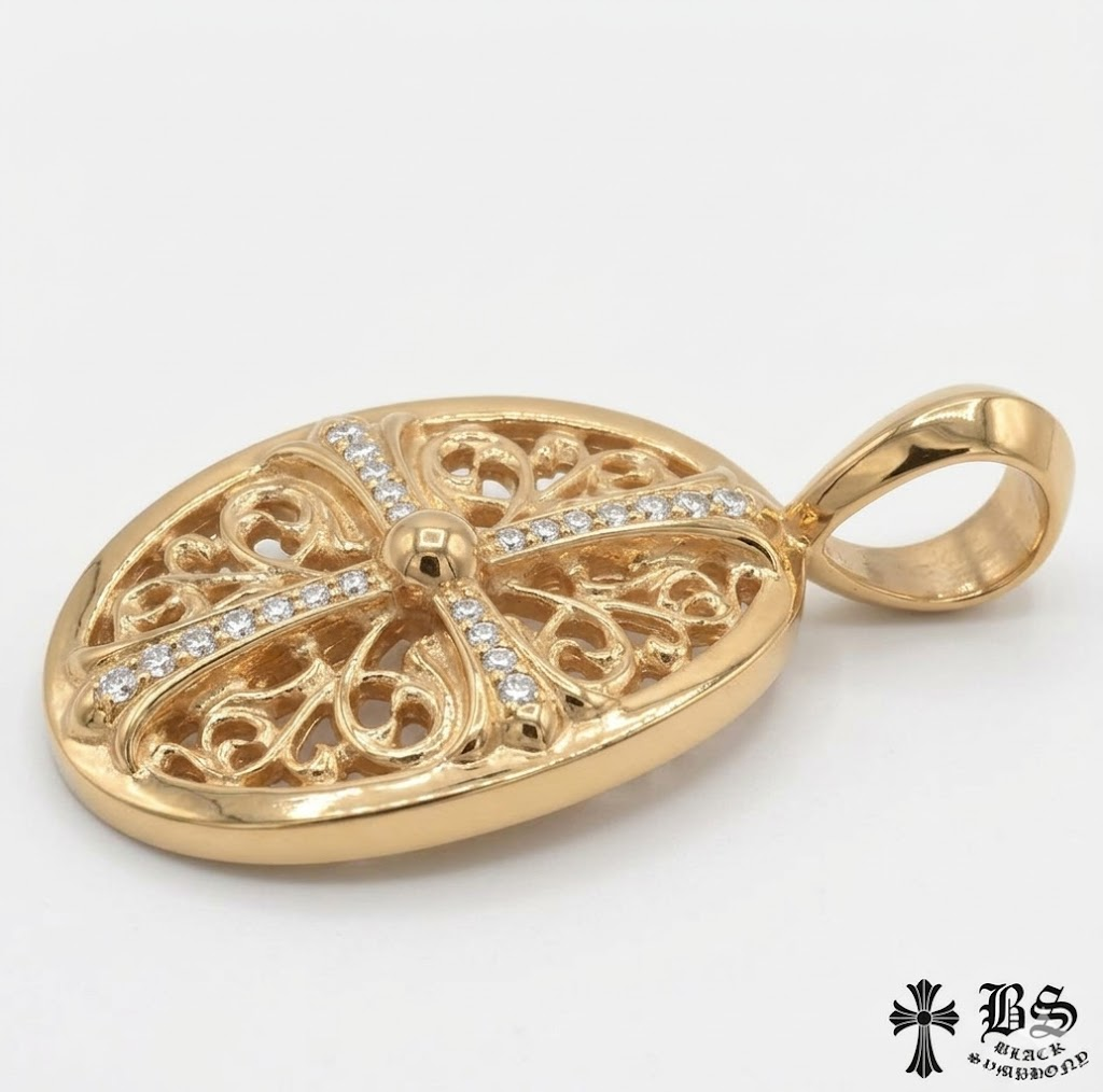 クロムハーツ クラシック オーバルペンダント22K