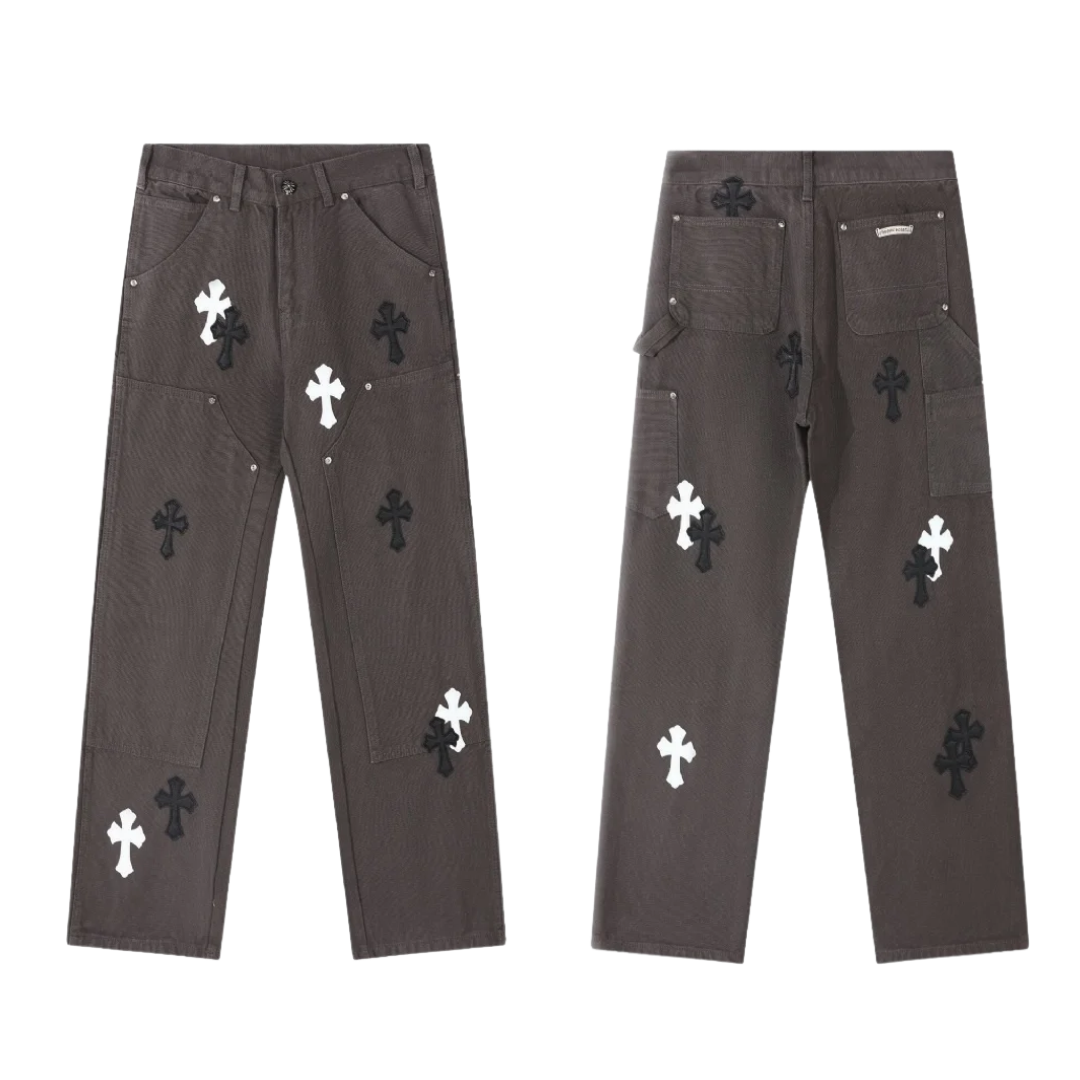 Chrome Hearts（クロムハーツ） セメタリー クロス パッチ ジーンズ