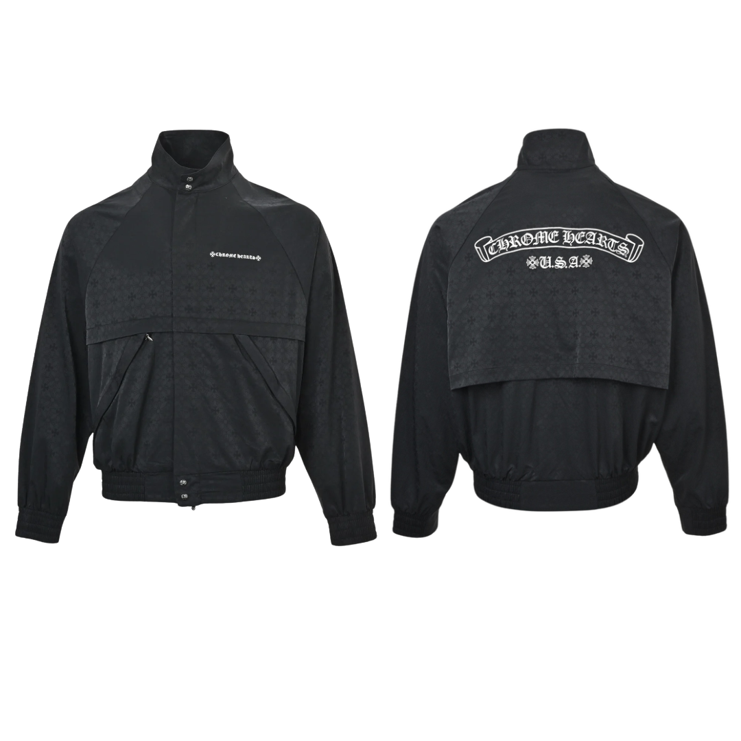 Chrome Hearts クロムハーツ  クロムハーツ 総柄 隠し模様 ジップジャケット アウター