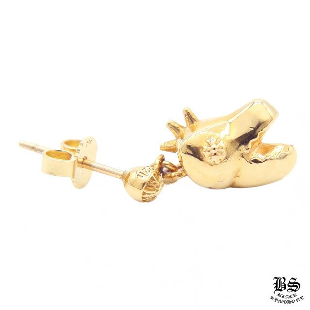 クロムハーツ ディノヘッド ピアス 22K