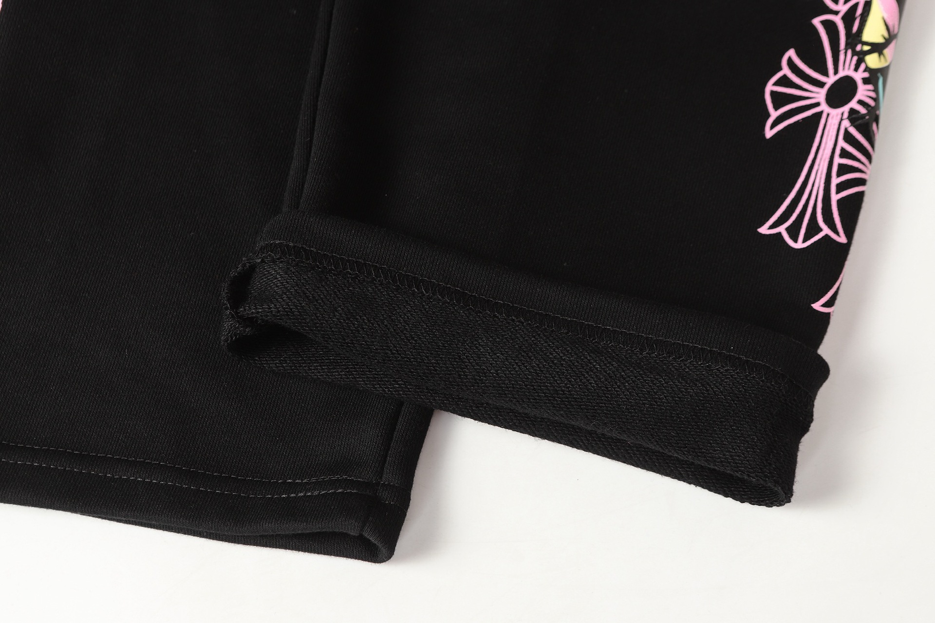 クロムハーツ Black & Pink Deadly Doll スウェットパンツ