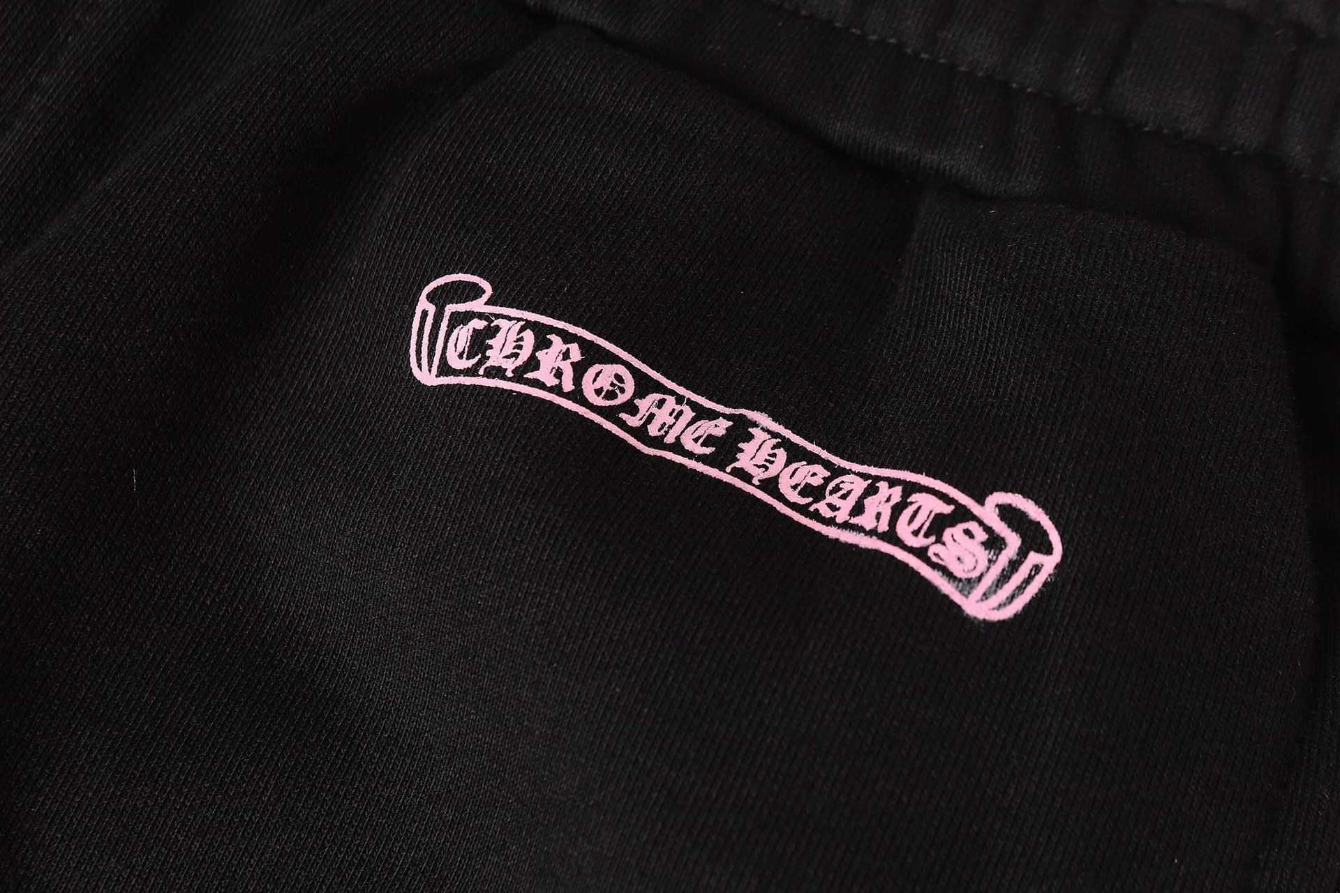 クロムハーツ Black & Pink Deadly Doll スウェットパンツ