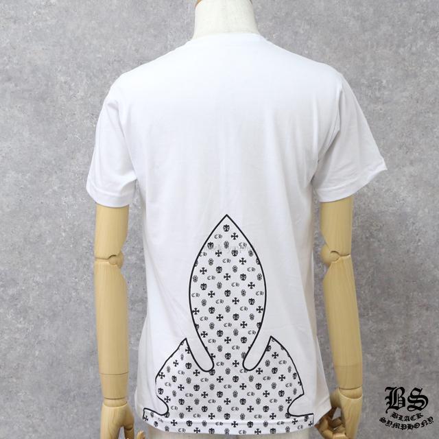 クロムハーツ メンズハーフスリーブポケットTシャツ スクロールラベル／フレアニー ホワイト