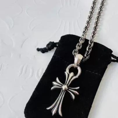 クロムハーツ CHクロスペンダント スモール with ベイル＆NEチェーン20インチセット