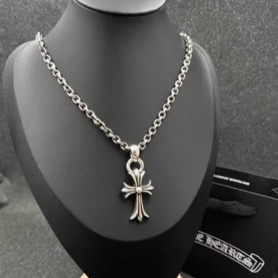 クロムハーツ CHクロスペンダント スモール with ベイル＆NEチェーン20インチセット