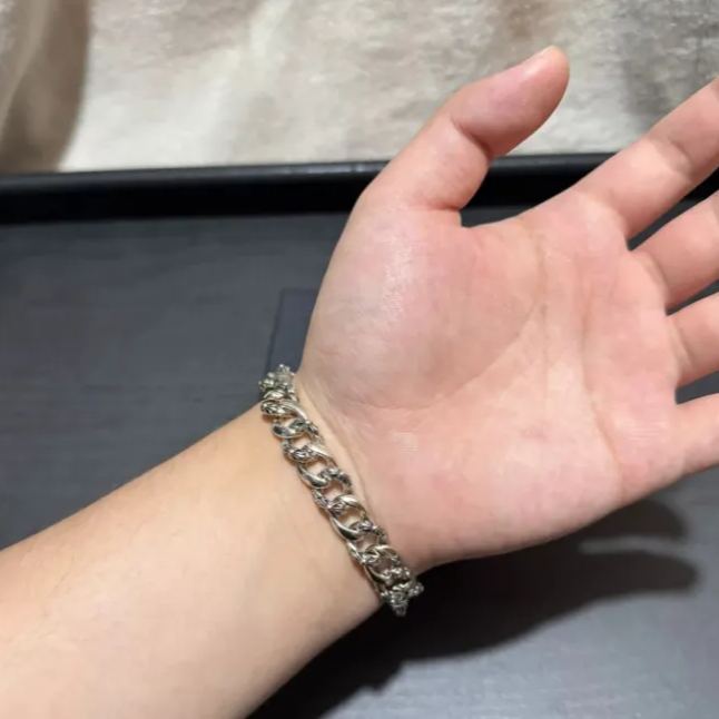 ブレスレット メンズ ダガー シルバー シルバーブレスレット 太め ステンレスブレスレット アレルギーに優しい ブレス かっこいい おしゃれ