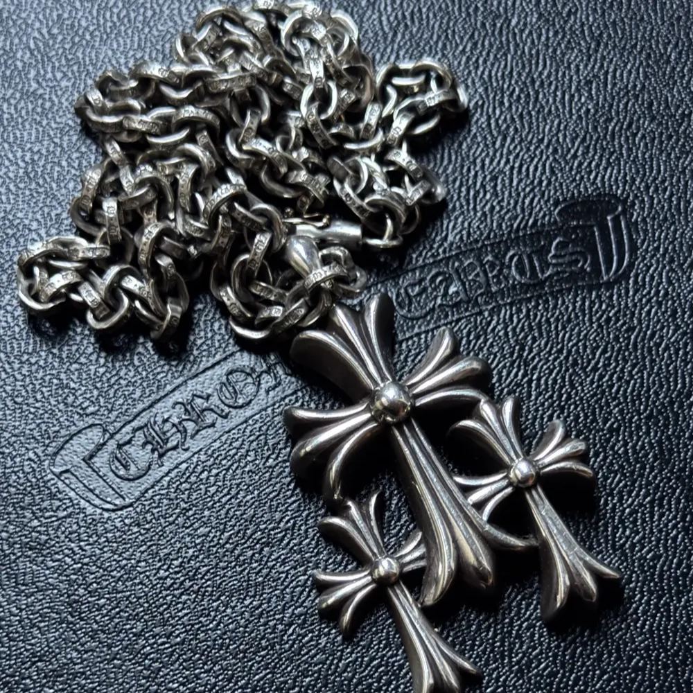 Chrome Hearts クロムハーツ トライデントペンダント 20インチ チェーンセット シルバー925 メンズ レディース