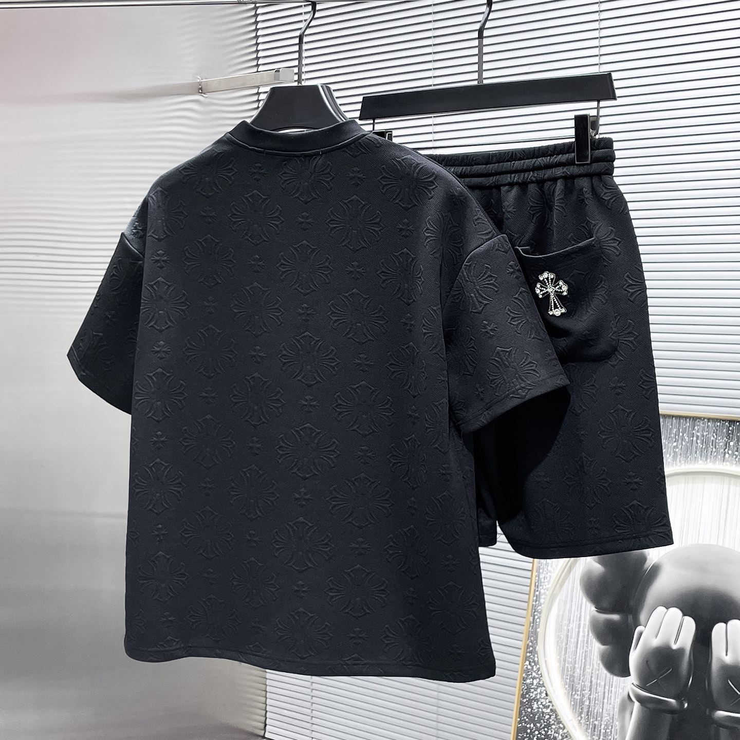 Chrome Hearts-クロムハーツ 春夏新作 カジュアル 半袖Tシャツ+ハーフパンツ セットアップ 通気性抜群 ソフトな肌触り