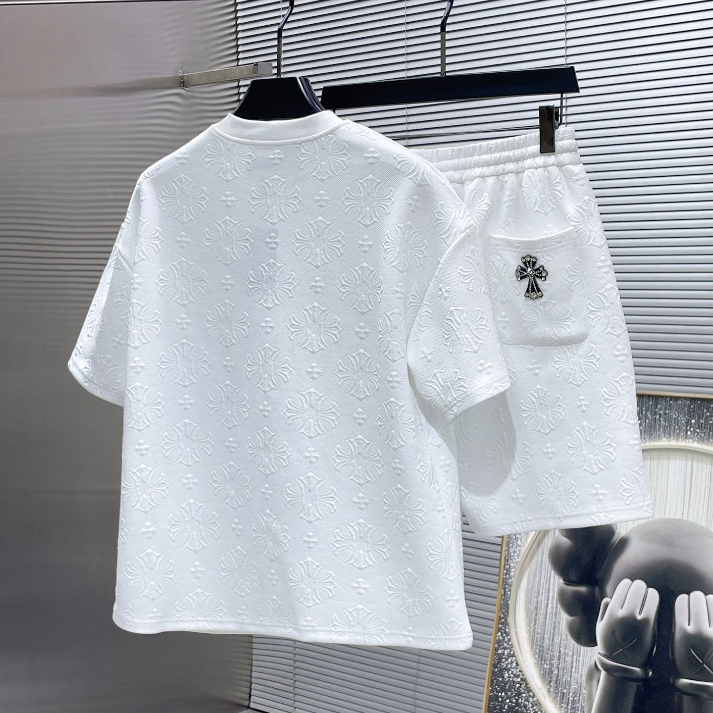 Chrome Hearts-クロムハーツ 春夏新作 カジュアル 半袖Tシャツ+ハーフパンツ セットアップ 通気性抜群 ソフトな肌触り