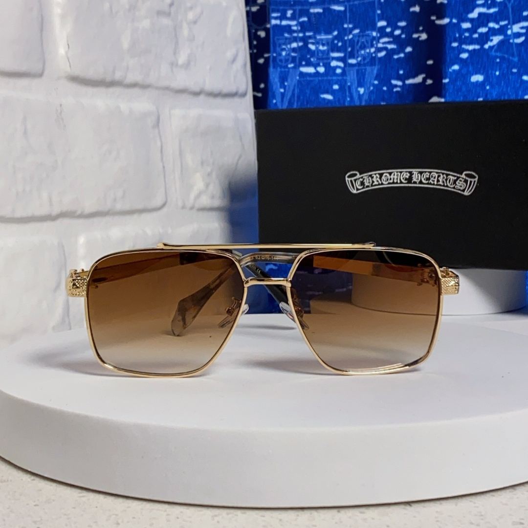 クロムハーツ メガネ 度なし クロムハーツ サングラス CHROME HEARTS ユニセックス UVカット ラッピング無料