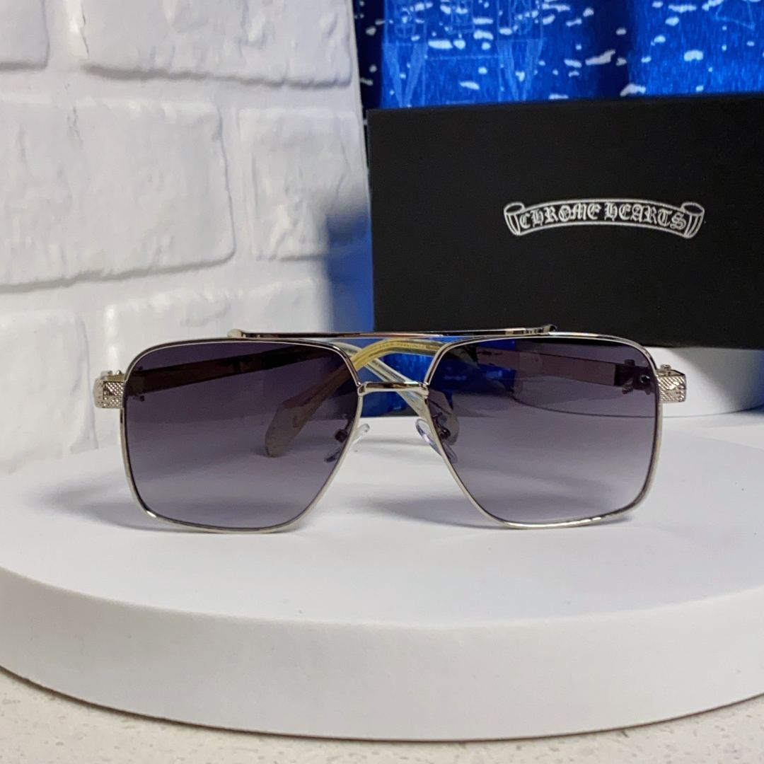 クロムハーツ メガネ 度なし クロムハーツ サングラス CHROME HEARTS ユニセックス UVカット ラッピング無料