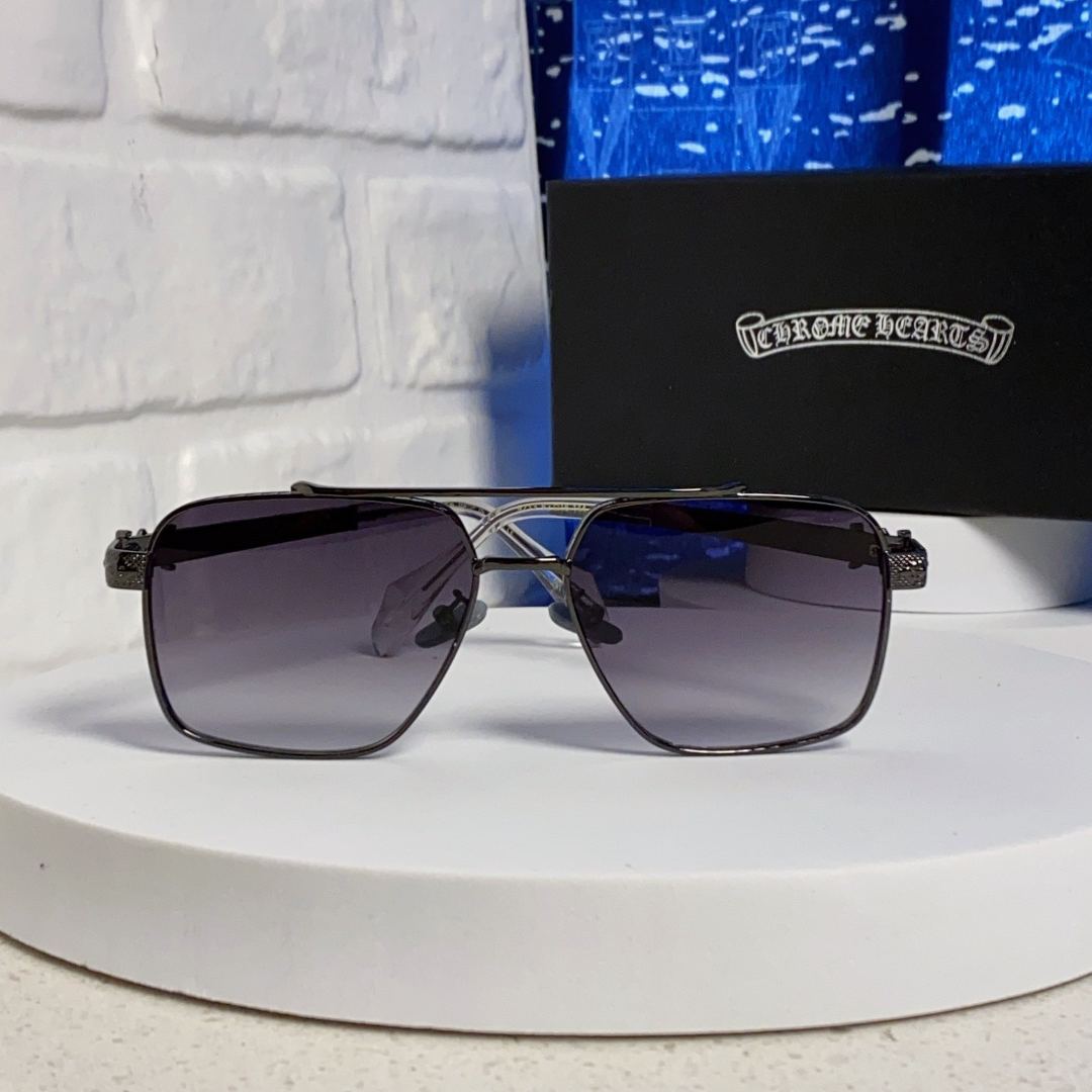 クロムハーツ メガネ 度なし クロムハーツ サングラス CHROME HEARTS ユニセックス UVカット ラッピング無料