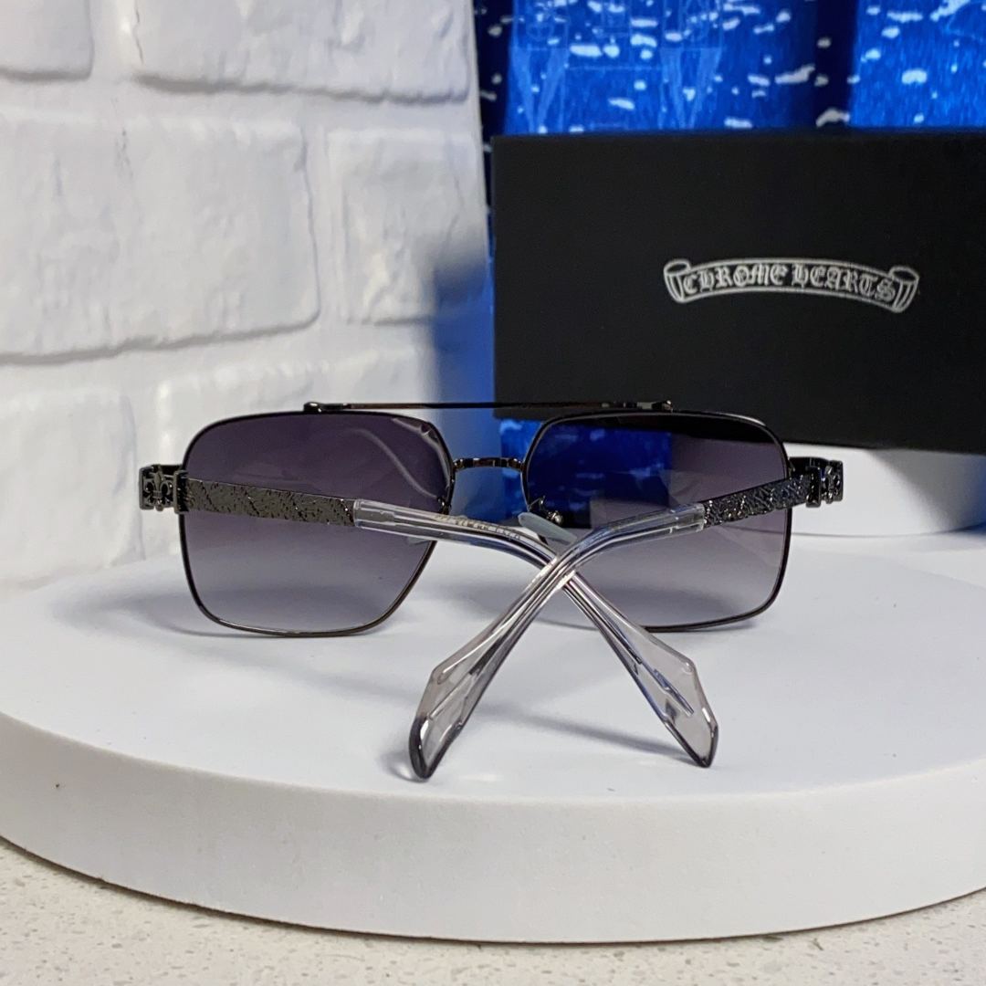 クロムハーツ メガネ 度なし クロムハーツ サングラス CHROME HEARTS ユニセックス UVカット ラッピング無料