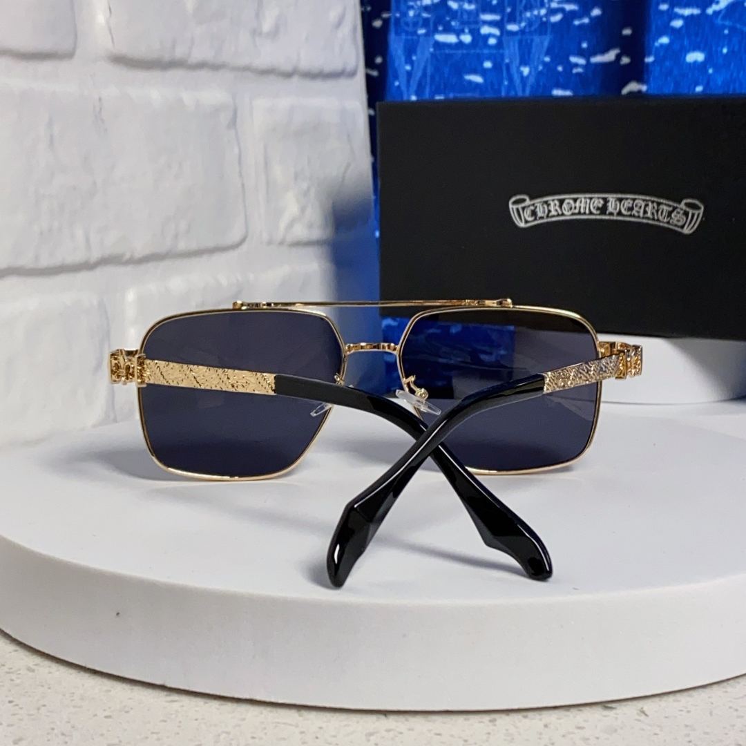 クロムハーツ メガネ 度なし クロムハーツ サングラス CHROME HEARTS ユニセックス UVカット ラッピング無料