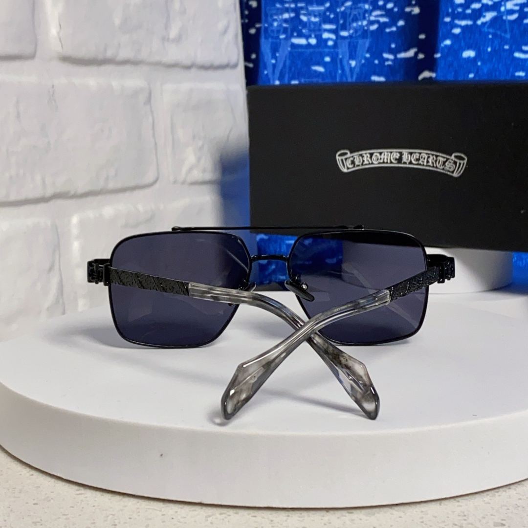 クロムハーツ メガネ 度なし クロムハーツ サングラス CHROME HEARTS ユニセックス UVカット ラッピング無料
