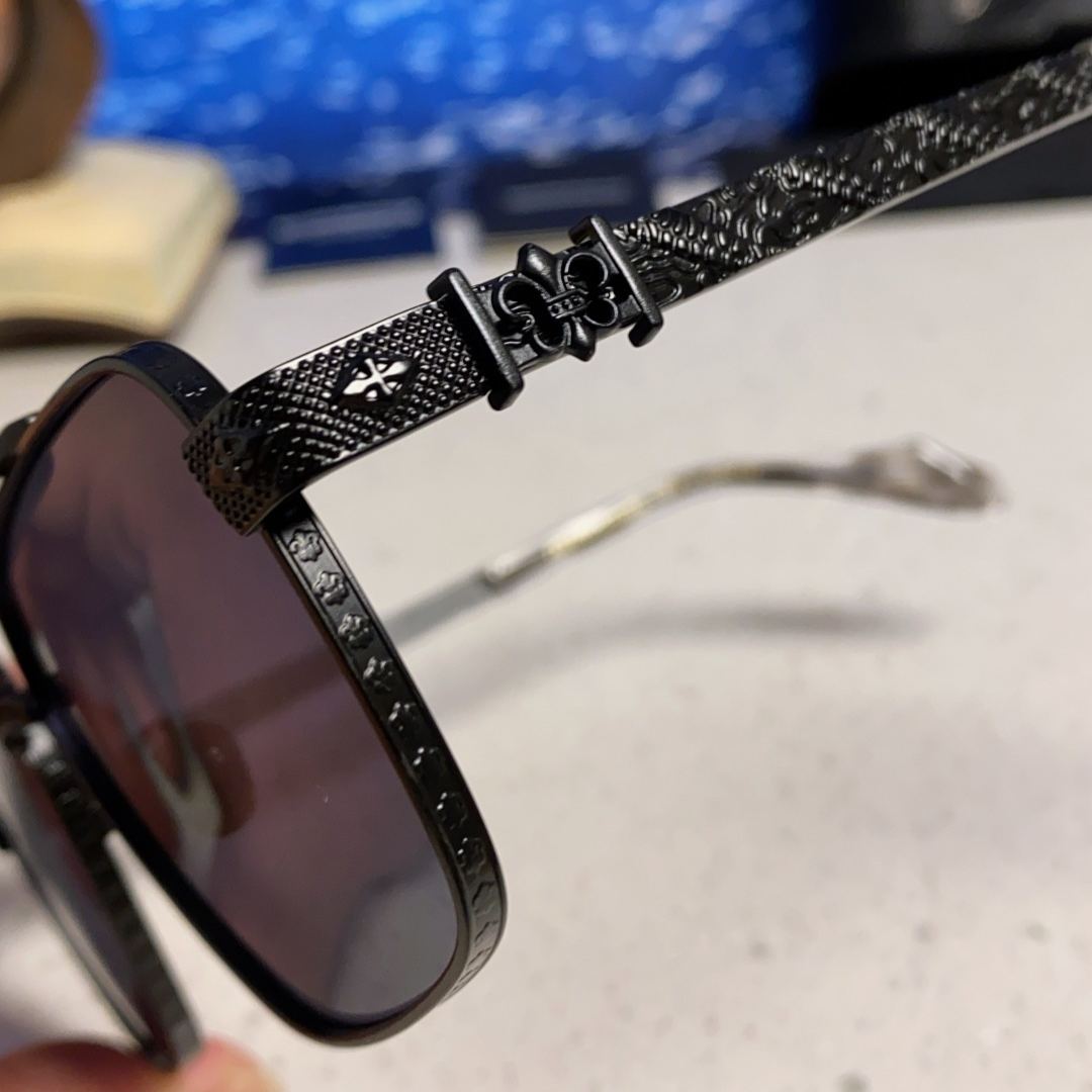 クロムハーツ メガネ 度なし クロムハーツ サングラス CHROME HEARTS ユニセックス UVカット ラッピング無料