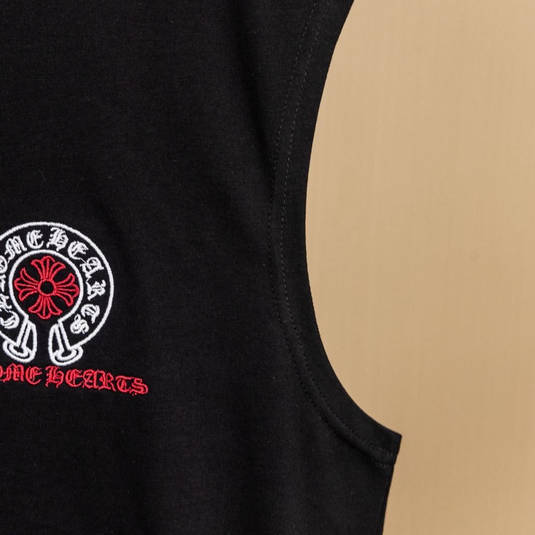 CH Chrome Hearts ノースリーブ クルーネックTシャツ タンクトップ -3
