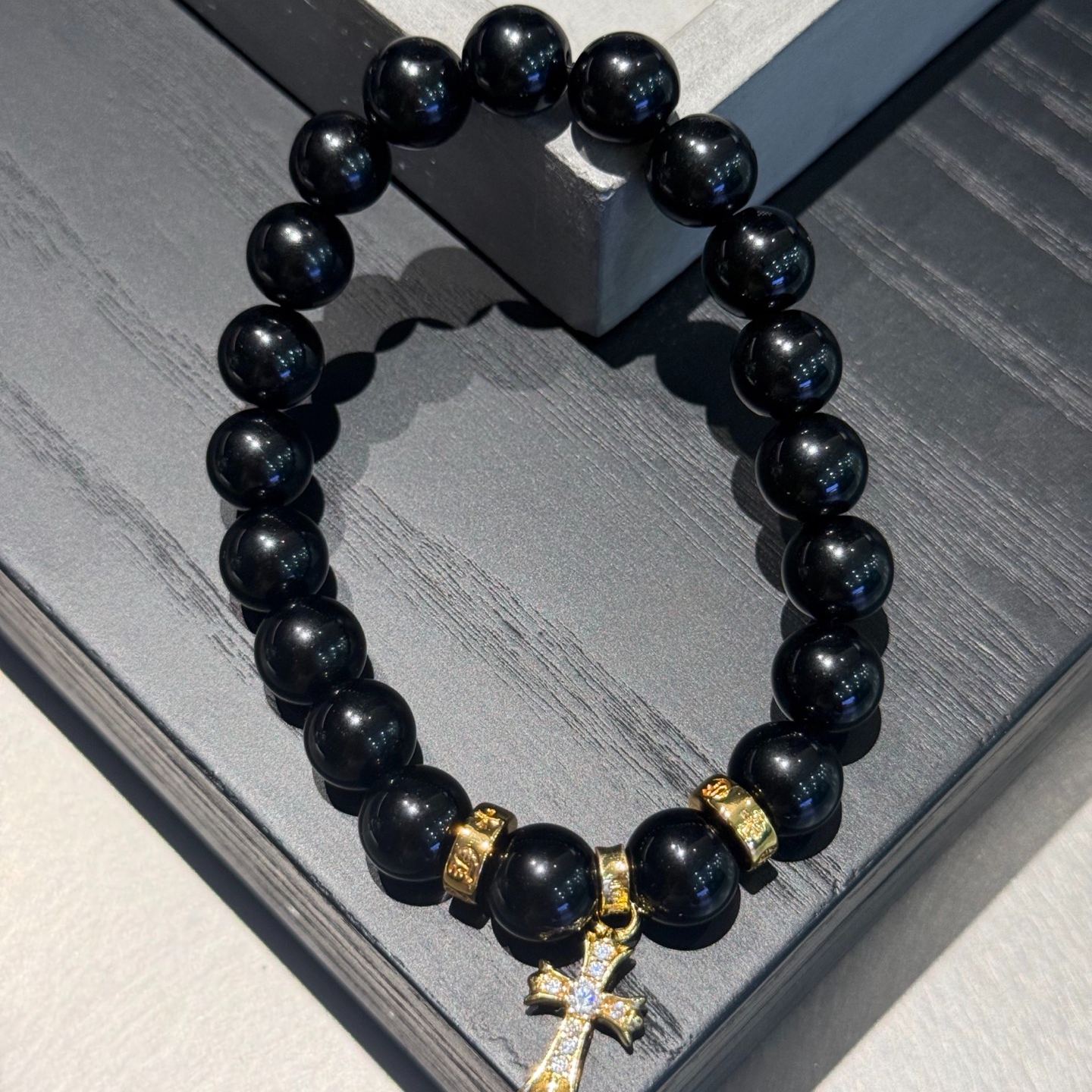 [Copy]CHROME HEARTS クロムハーツ クロス ビーズブレスレット シルバー メンズ レディース ギフト アクセサリー