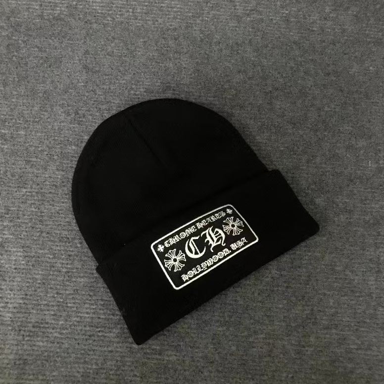 Chrome Hearts クロムハーツ ブラック  ニット帽