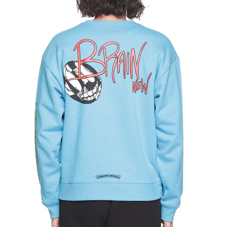 クロムハーツ CHROME HEARTS PPO BRAIN NEW SWTSHRT MATTY BOYブレインニュープリントスウェット