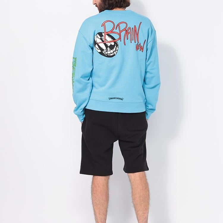 クロムハーツ CHROME HEARTS PPO BRAIN NEW SWTSHRT MATTY BOYブレインニュープリントスウェット