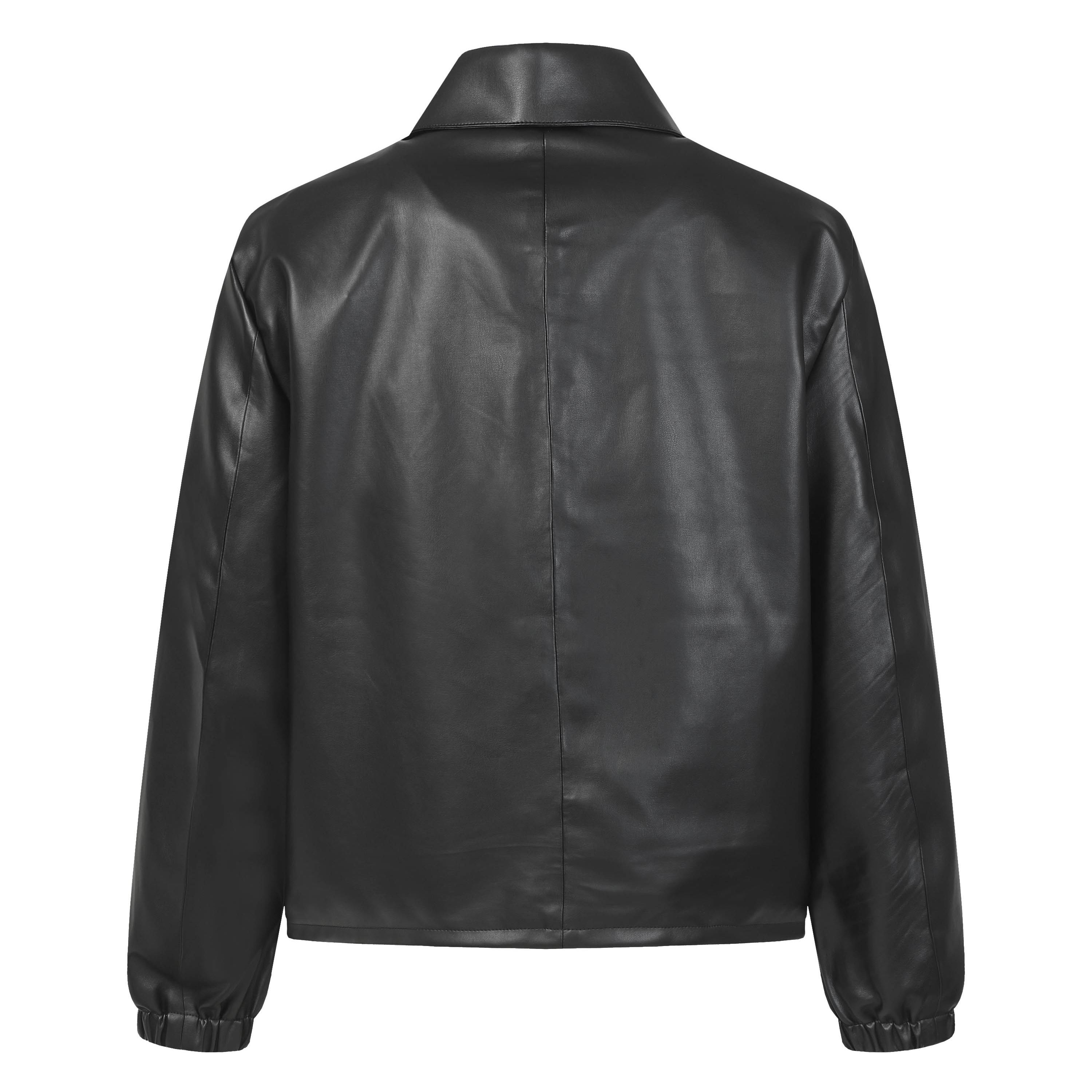 【Chrome Hearts】クロムハーツ クロスレザーパッチシャツジャケット