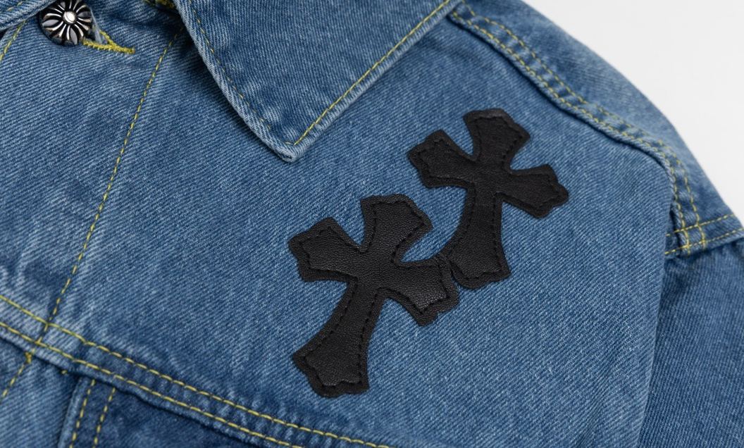 Chrome Hearts クロムハーツ レザーパッチ デニムジャケット