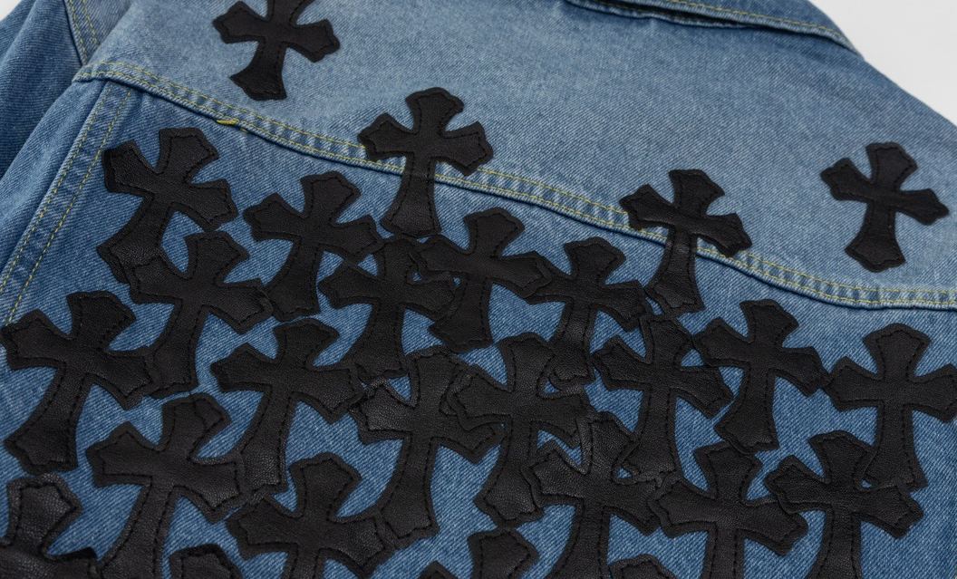 Chrome Hearts クロムハーツ レザーパッチ デニムジャケット