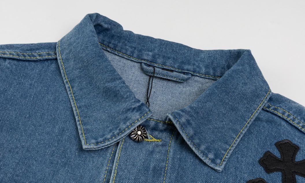 Chrome Hearts クロムハーツ レザーパッチ デニムジャケット