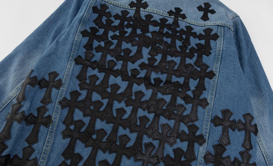 Chrome Hearts クロムハーツ レザーパッチ デニムジャケット