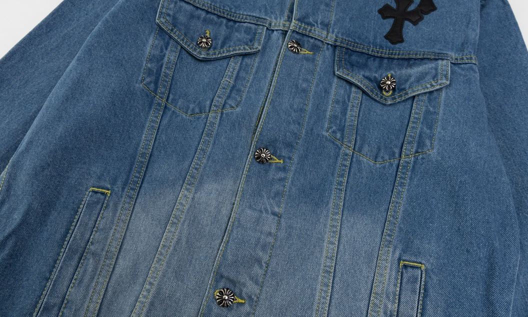 Chrome Hearts クロムハーツ レザーパッチ デニムジャケット
