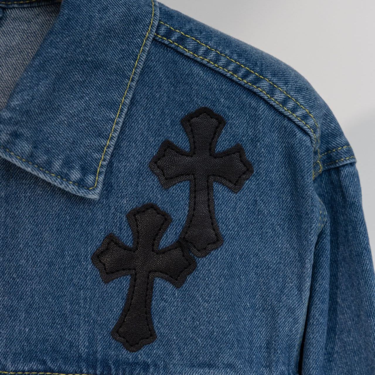 Chrome Hearts クロムハーツ レザーパッチ デニムジャケット