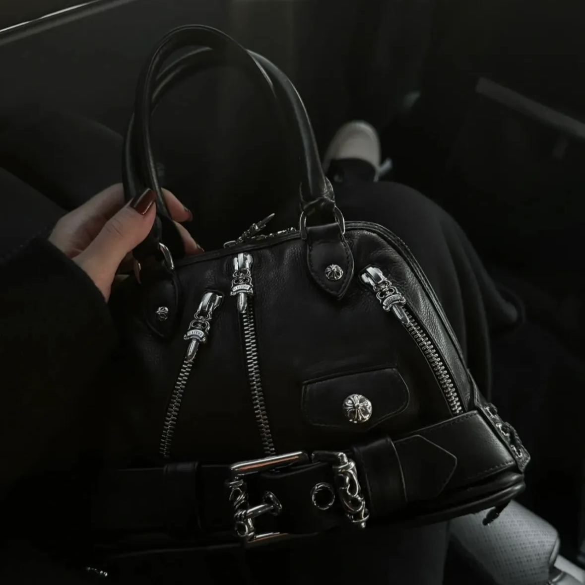 CHROME HEARTS MODEAN #2 SLOUCHY BAG クロムハーツ　modean　バッグ　＃2　slouchy クロスボタン　