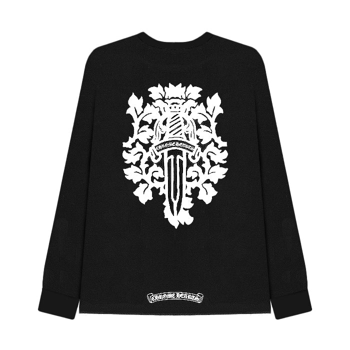 CHROME HEARTS / クロムハーツ ダガー ワッフル サーマル ロングスリーブ Tシャツ chdaggerwaffllt