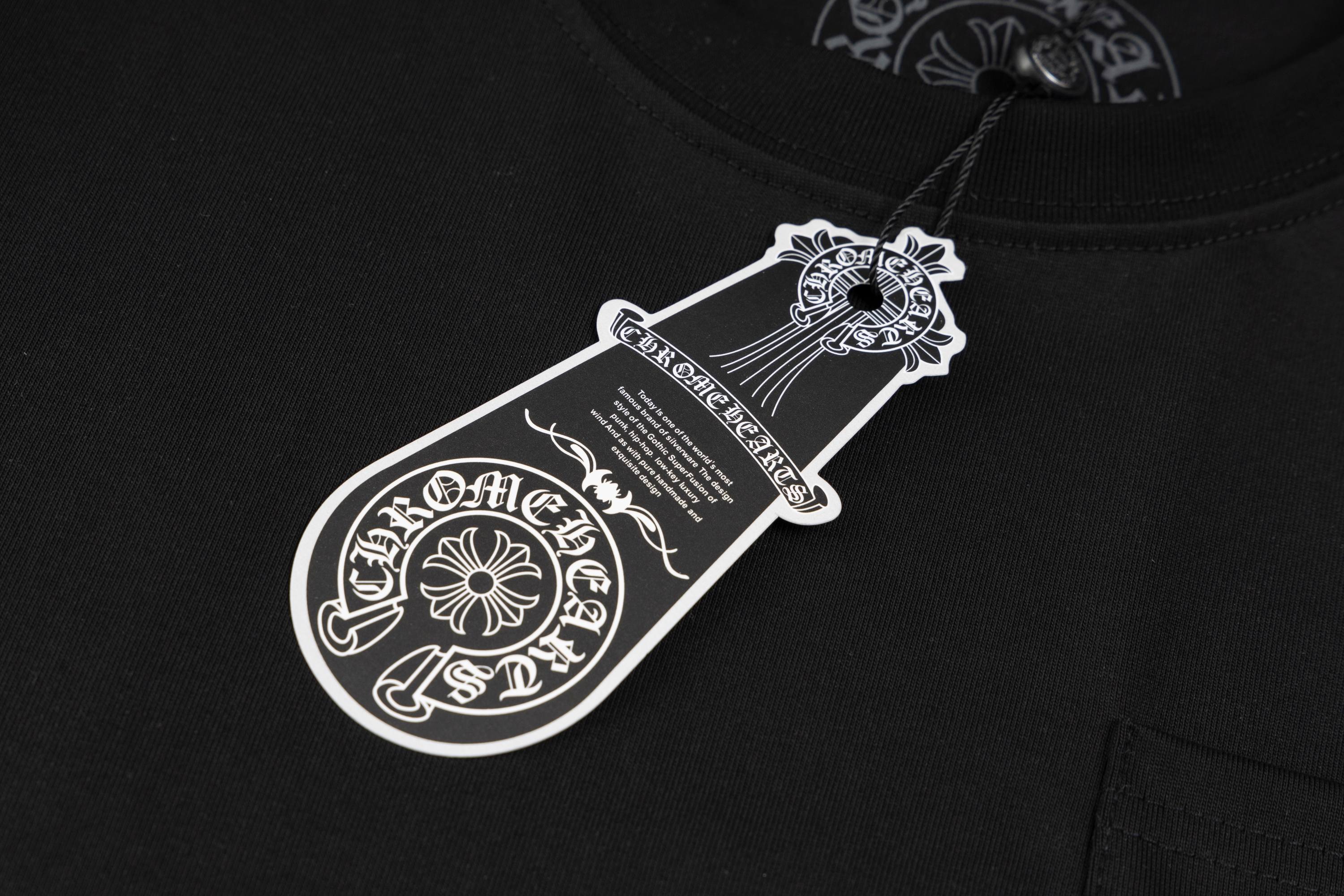 【Chrome Hearts】グラデーション ダガー Tシャツ 黒