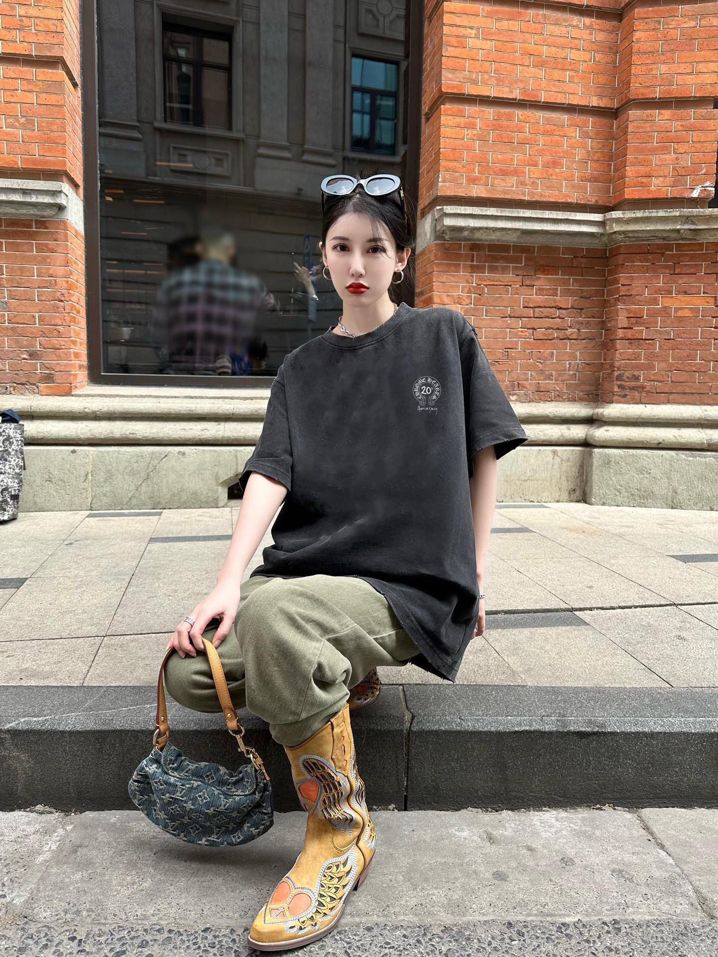 Chrome Hearts Tシャツ黒&白 H0114