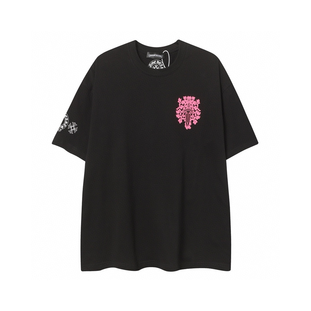 Chrome Hearts Tシャツ黒&白 H0142