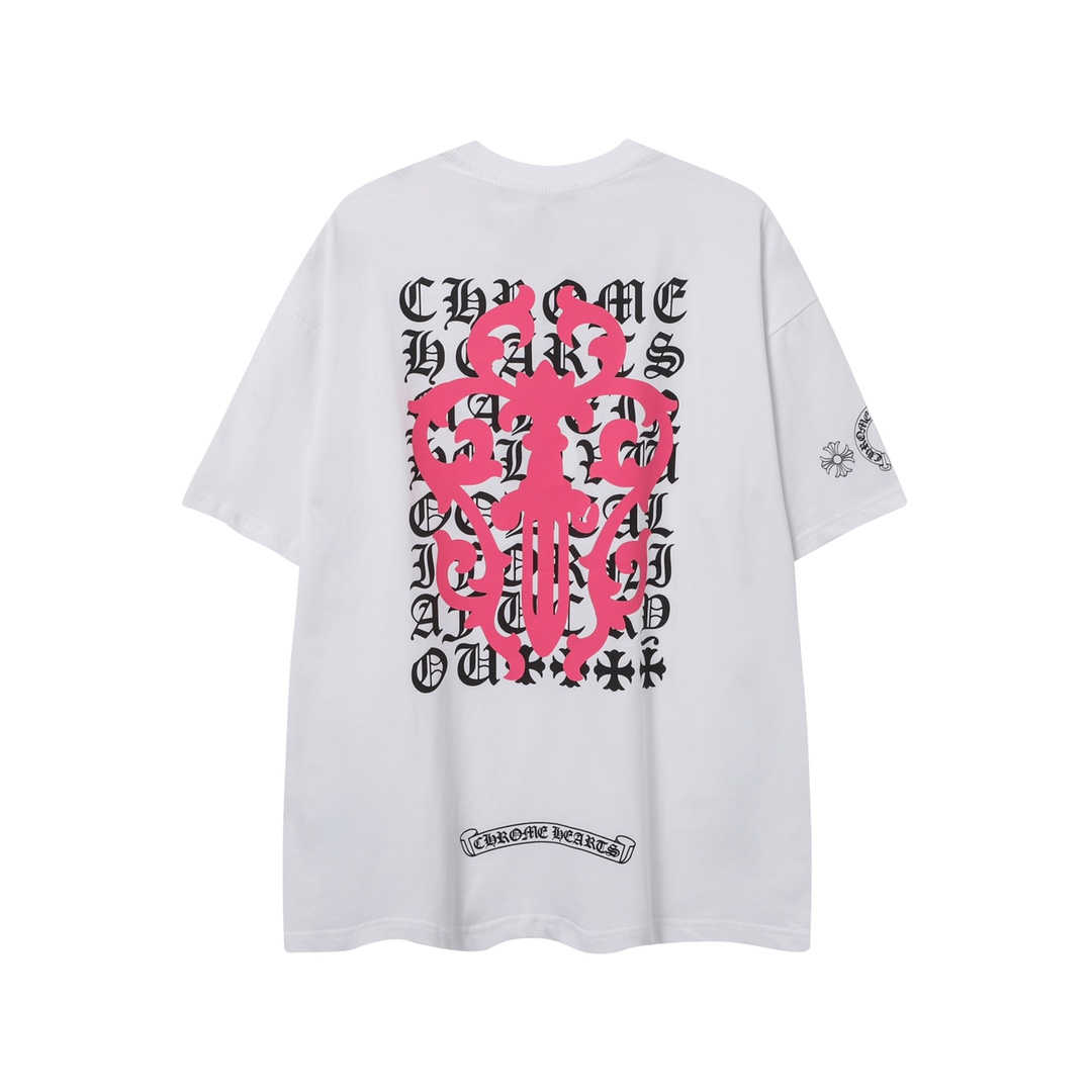Chrome Hearts Tシャツ黒&白 H0142