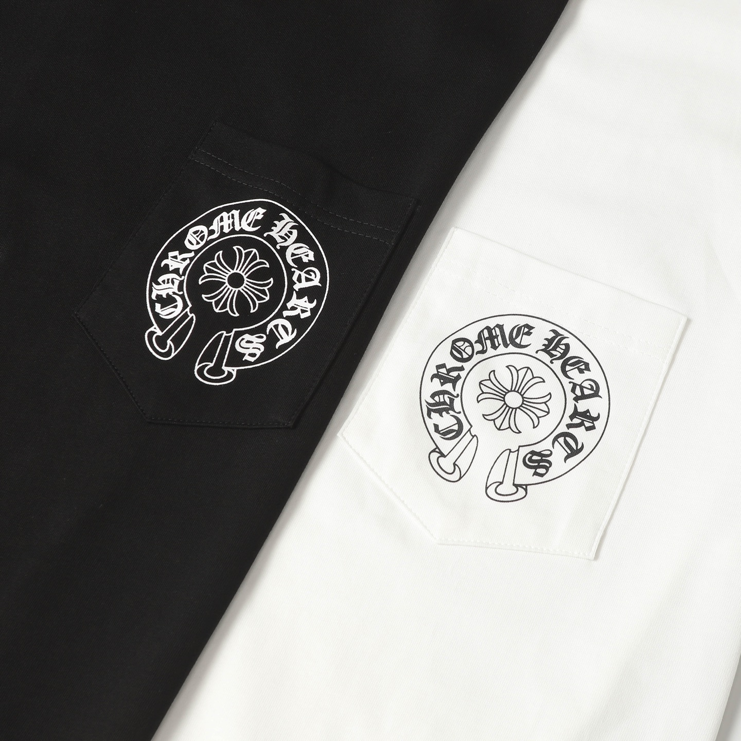 Chrome Hearts Tシャツ黒&白 H0150