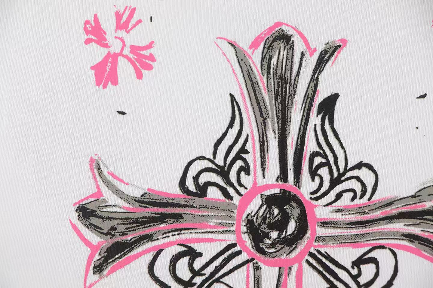 Chrome Hearts Tシャツ黒&白 H0154