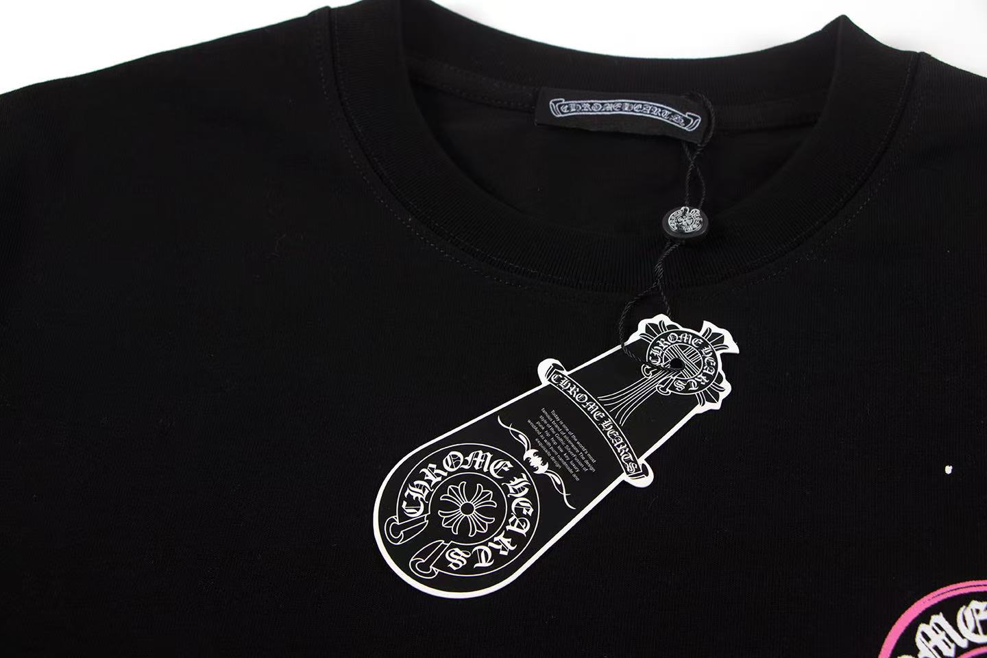 Chrome Hearts Tシャツ黒&白 H0154